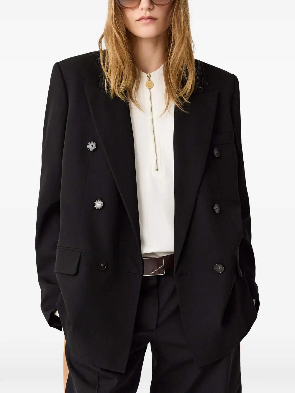 Stella McCartney Oversized blazer Zwart