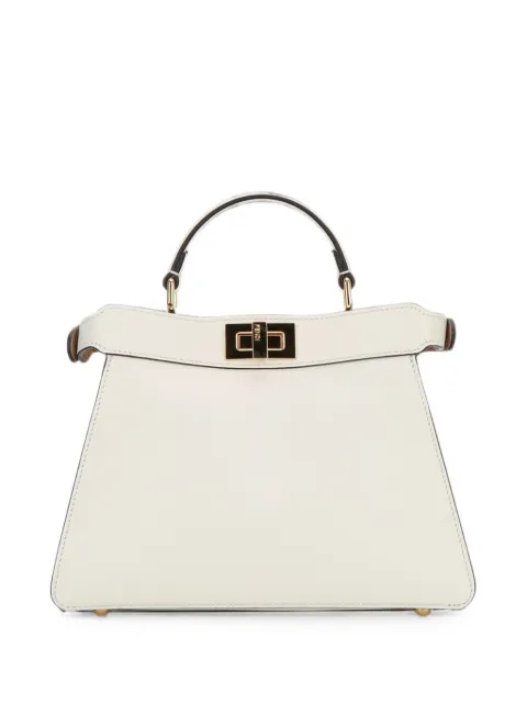 FENDI small Peekaboo ISeeU leather tote bag