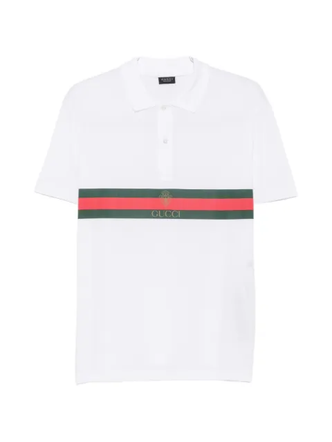 Gucci short-sleeve buttoned polo shirt