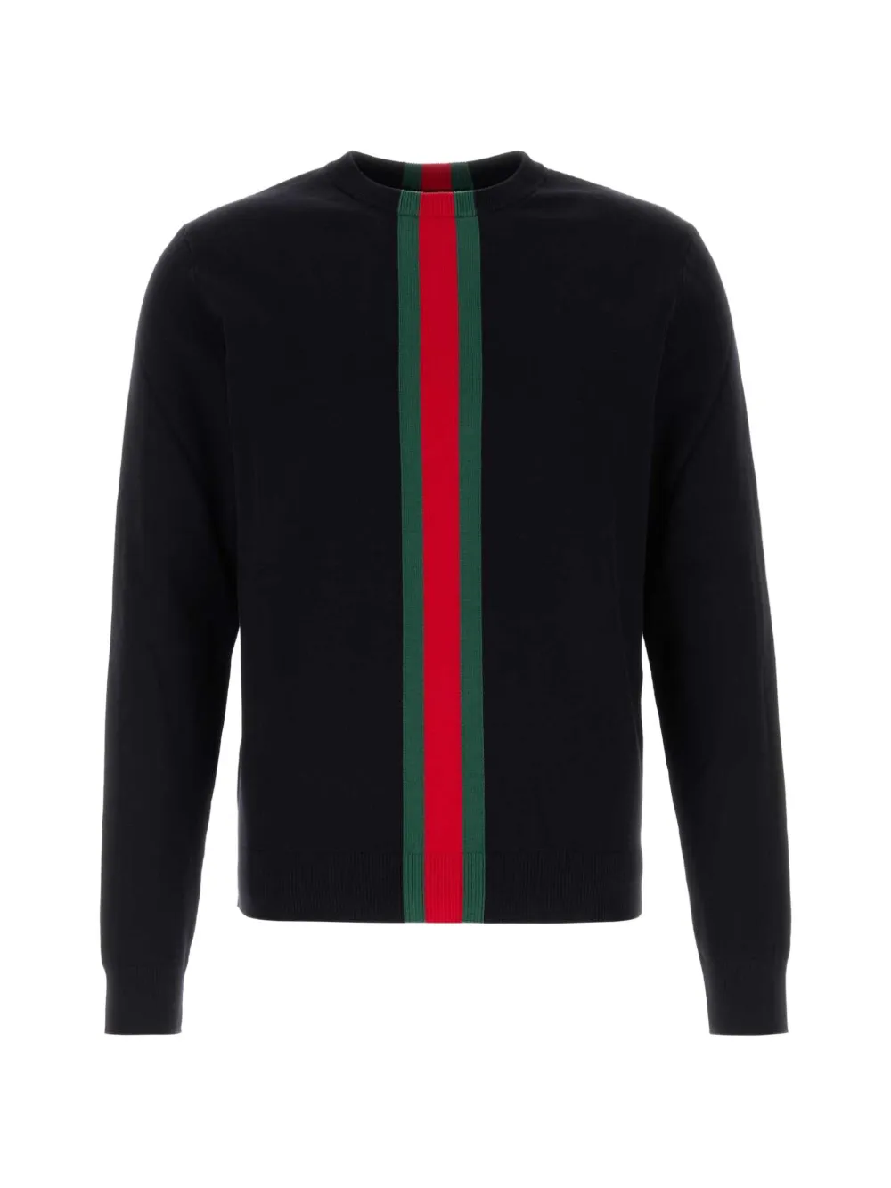 Gucci Web-stripe sweater - Schwarz