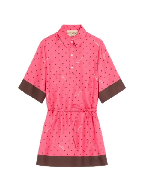 Valentino Garavani vestido camisero Stelline Firma