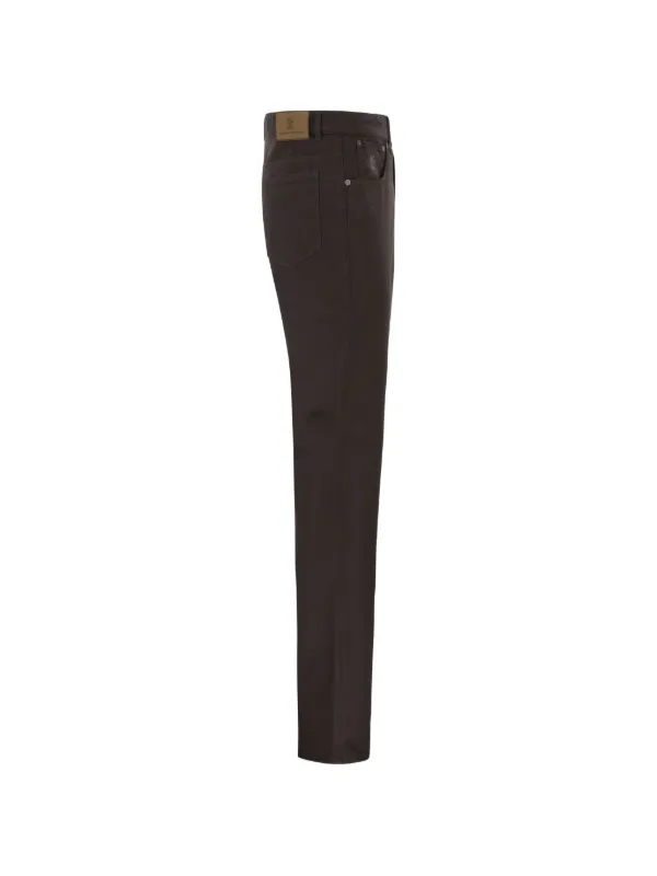 Brunello Cucinelli ガーメントダイ ファイブポケットパンツ
