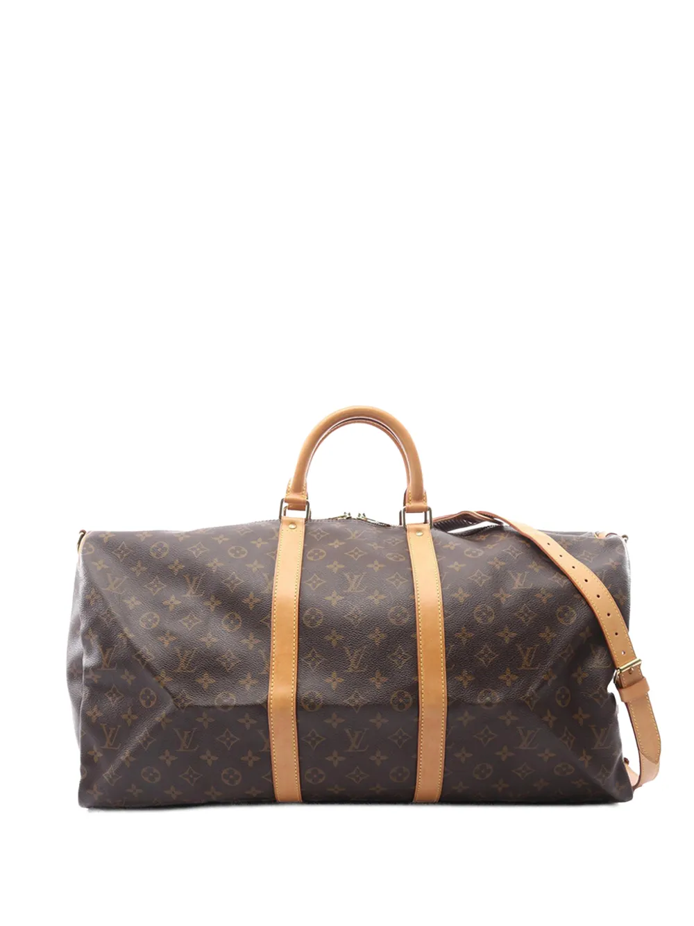Louis Vuitton Pre-Owned 1999 Monogram Keepall Bandouliere 55 travel bag - Marrone