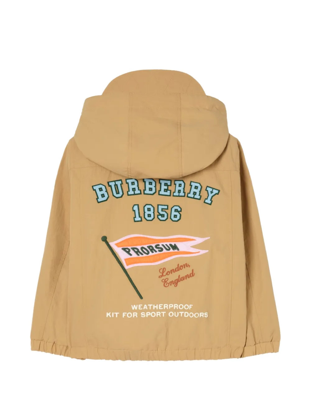 Burberry Kids Jack met capuchon Beige
