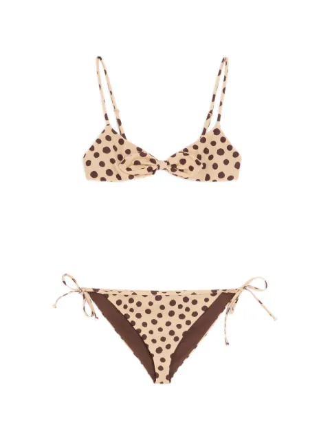Valentino Garavani lycra swimsuit in Plus de Pois Dalmata polka dot
