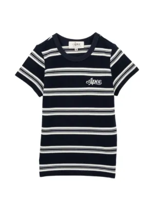 APEE™ By *A BATHING APE® ストライプ ポロシャツ | ブルー | FARFETCH JP