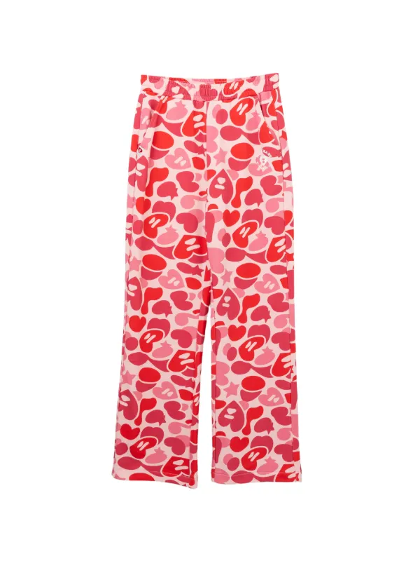 APEE™ By *A BATHING APE® ハートカモフラージュ トラックパンツ
