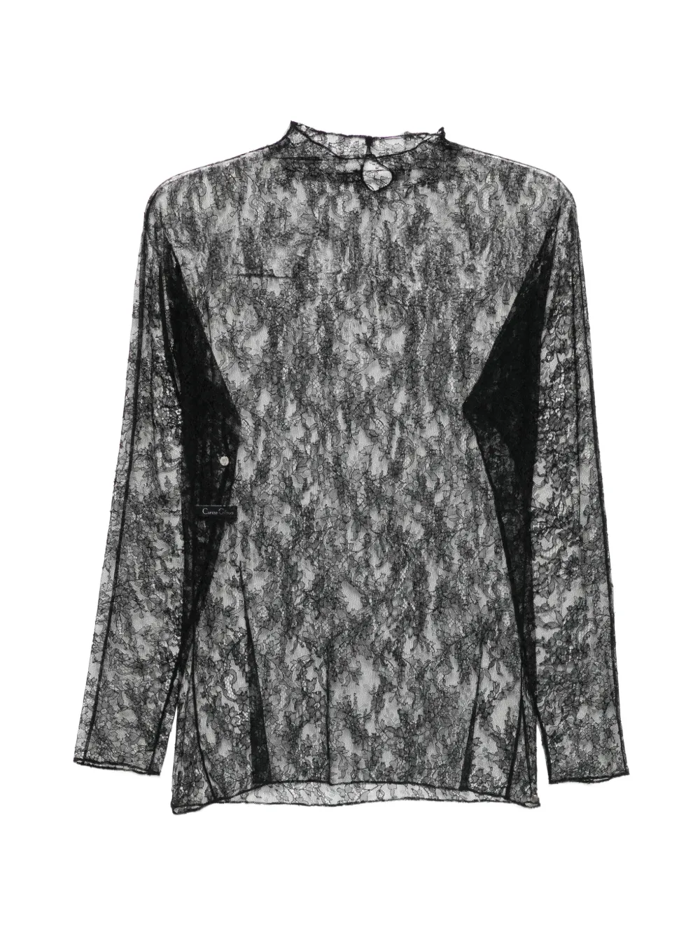 Carine Gilson Top mit Spitze - Schwarz