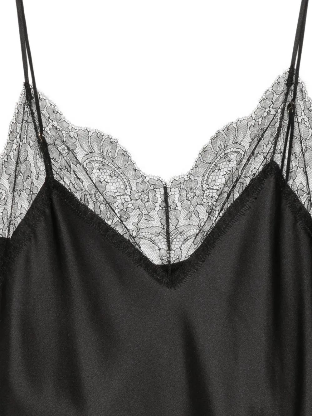 Carine Gilson Top met kant Zwart