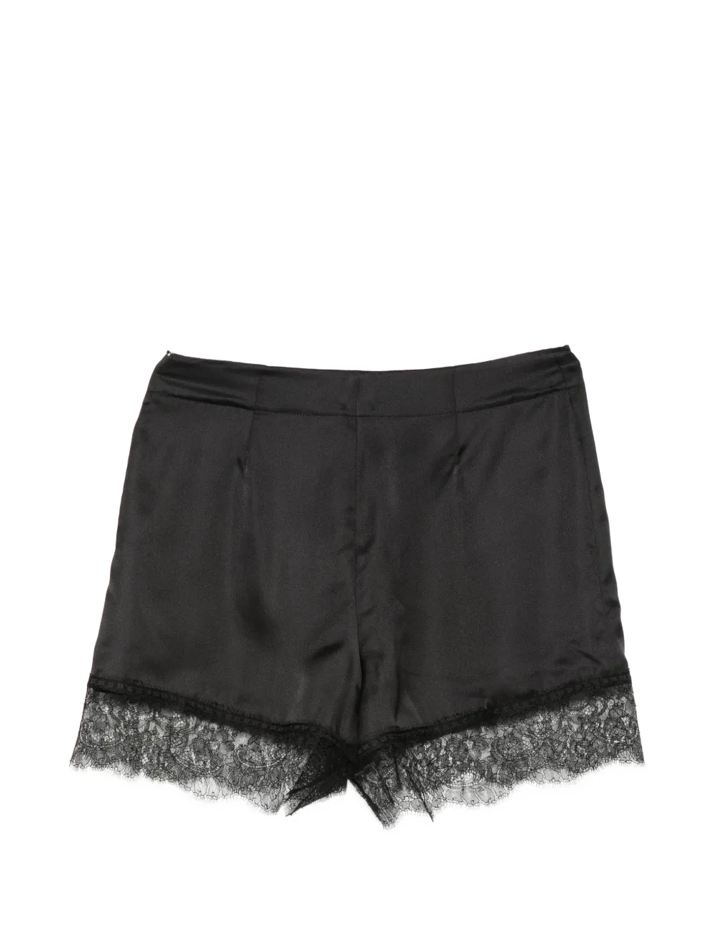 Carine Gilson Shorts met kant Zwart