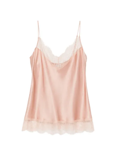 Carine Gilson lace-trim camisole 