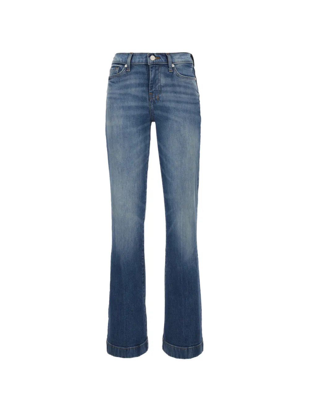 7 For All Mankind embroidered bootcut jeans - Blu