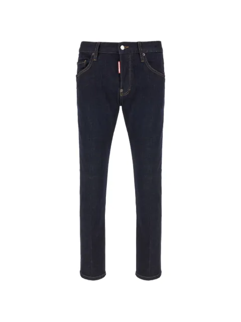 DSQUARED2 logo-patch slim-fit jeans