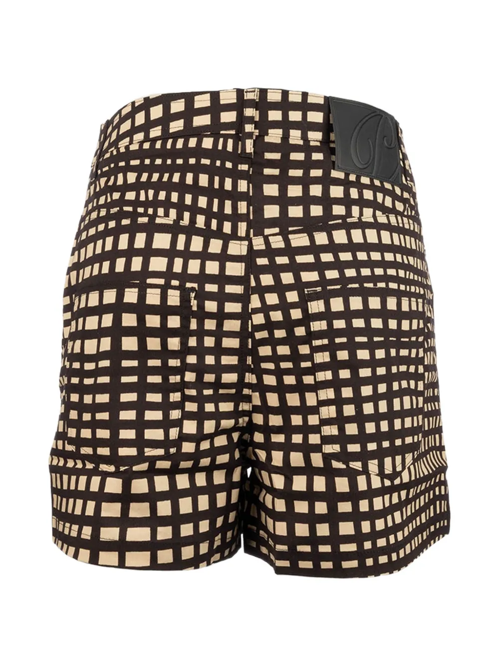  Pence Shorts A Quadretti - Nero 
