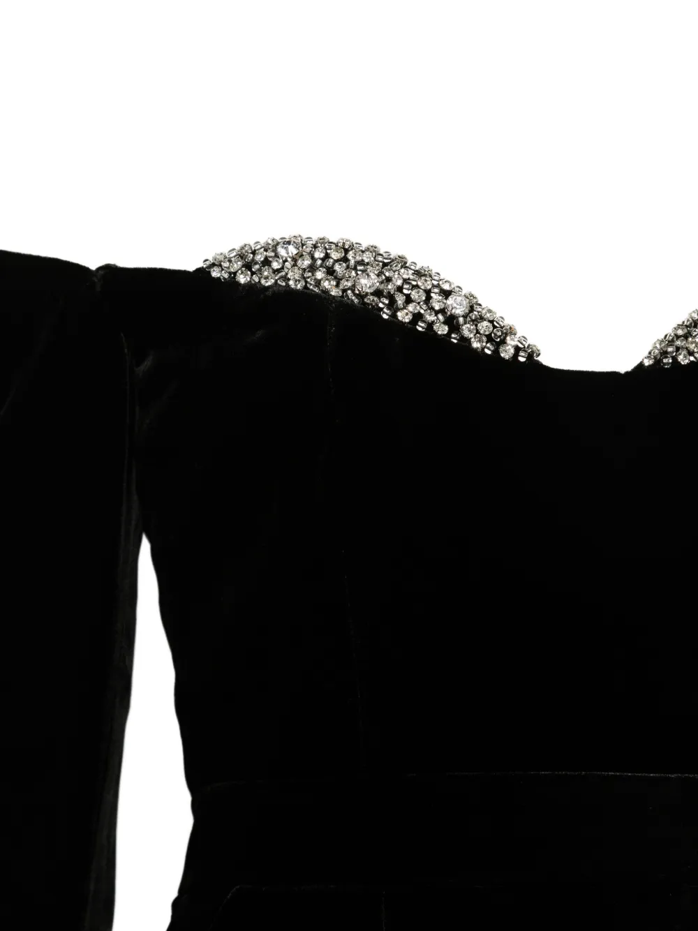 The New Arrivals Ilkyaz Ozel Farah maxi dress Zwart