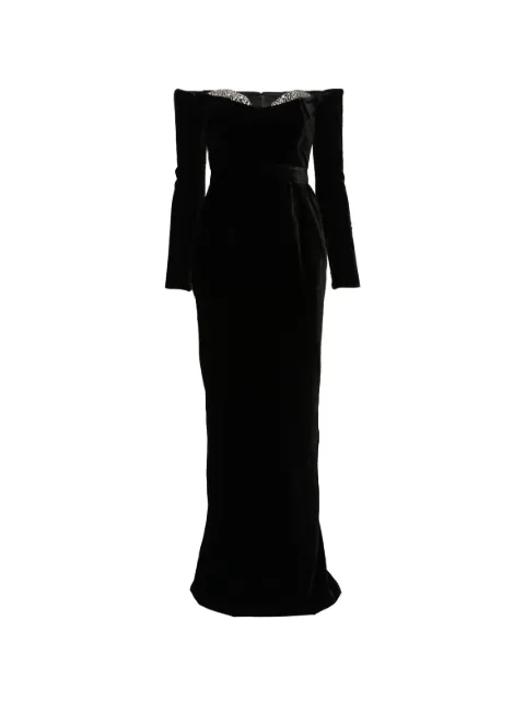 The New Arrivals Ilkyaz Ozel vestido largo Farah