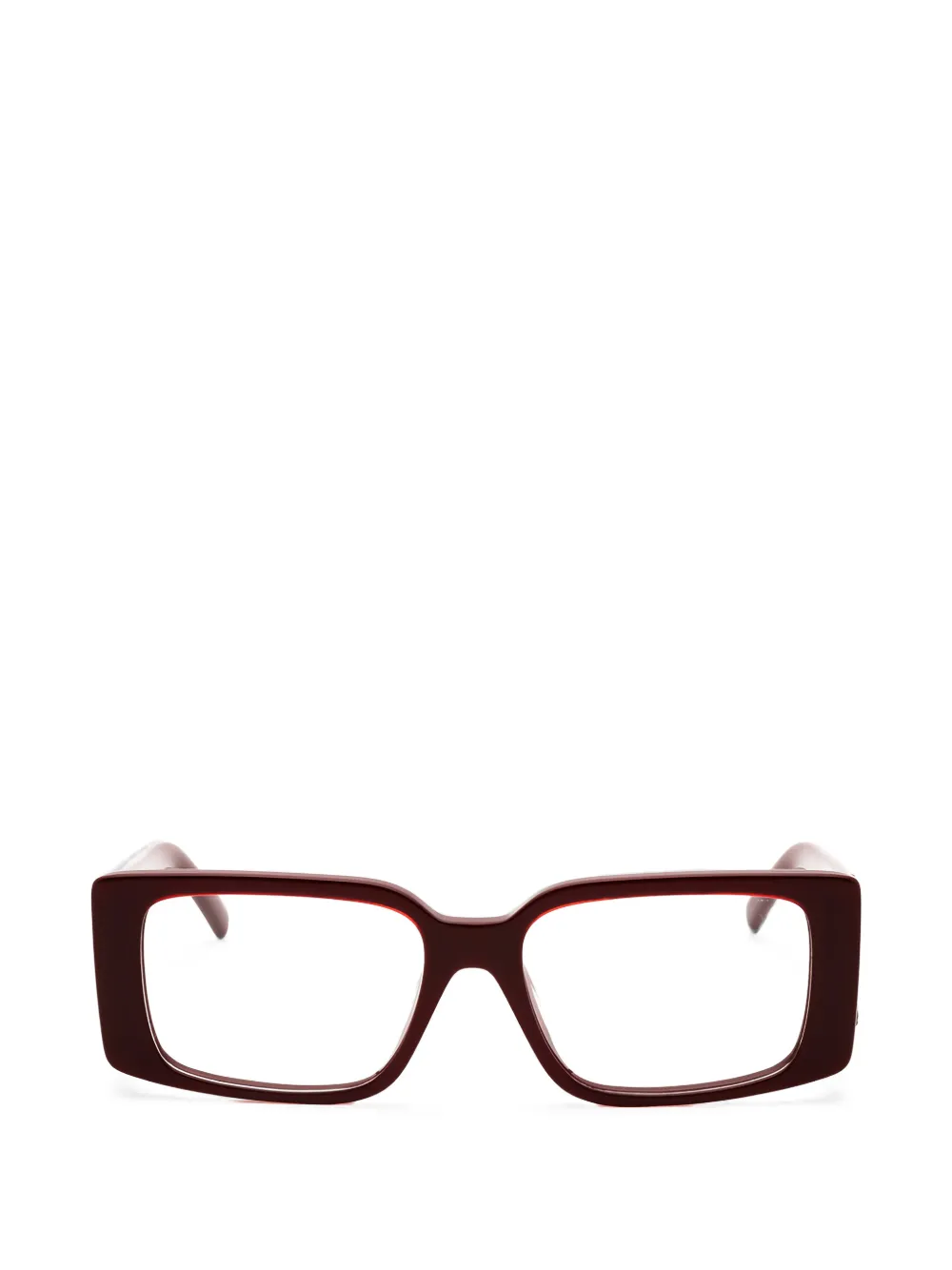 MCM rectangle-frame glasses - Rosso