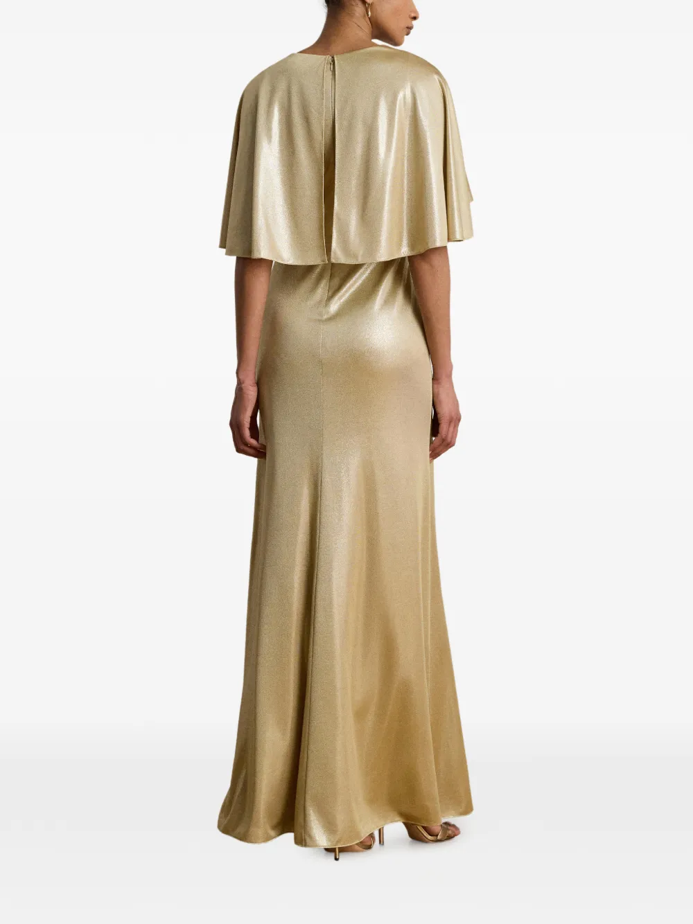 Lauren Ralph Lauren Maxi-jurk met gedraaide voorkant Goud