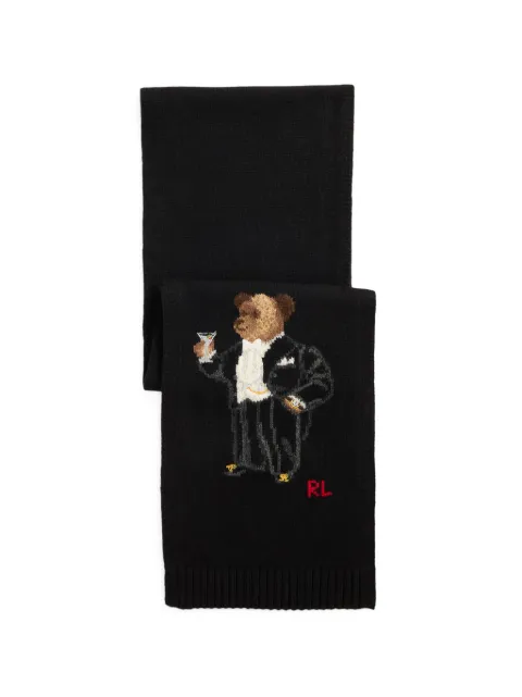Polo Ralph Lauren Polo Bear wool scarf