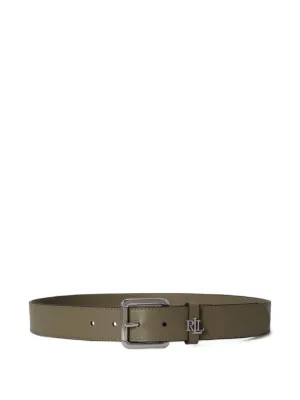 Lauren Ralph Lauren python-embossed tooled-buckle Belt  display picture 3