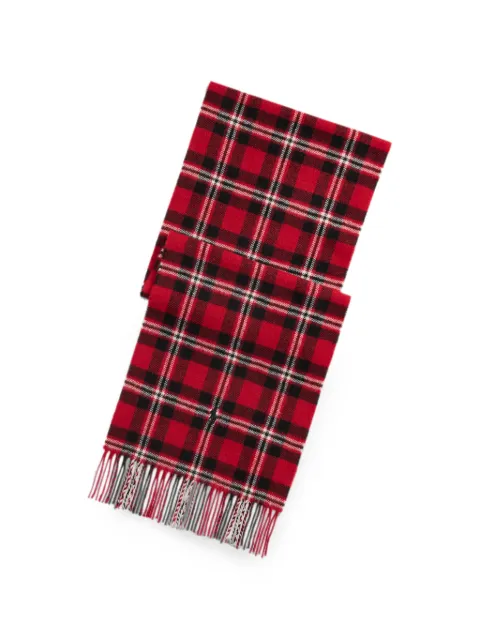 Polo Ralph Lauren plaid Pony-embroidered scarf