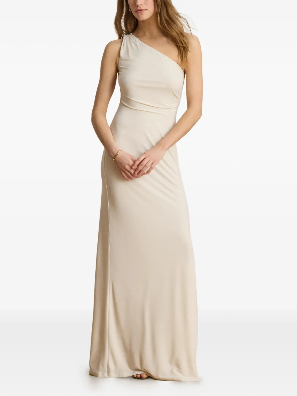 Lauren Ralph Lauren Asymmetrische maxi-jurk Wit