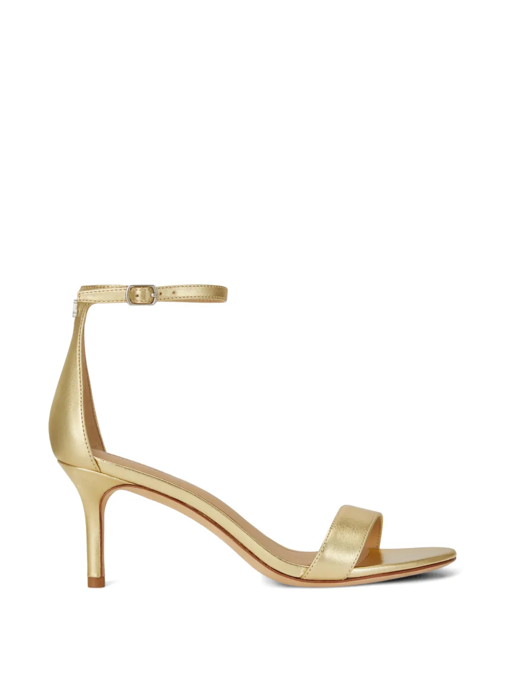 Lauren Ralph Lauren Allie metallic leather sandals Goud