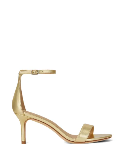 Lauren Ralph Lauren Allie metallic leather sandals