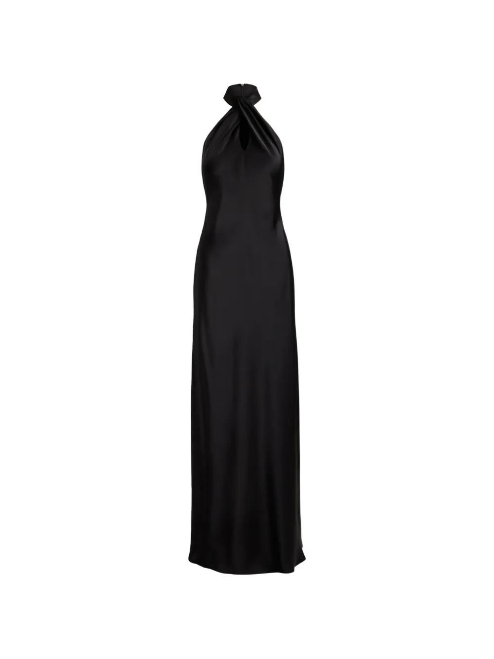 Lauren Ralph Lauren Abito lungo con scollo all'americana - Nero