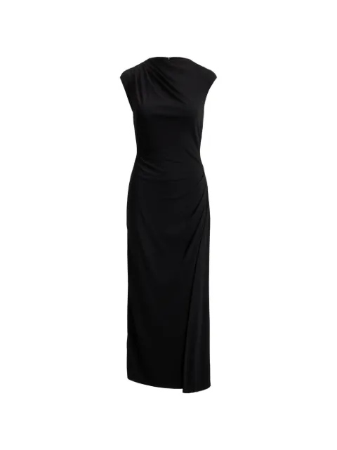 Lauren Ralph Lauren pleated boat neck maxi dress