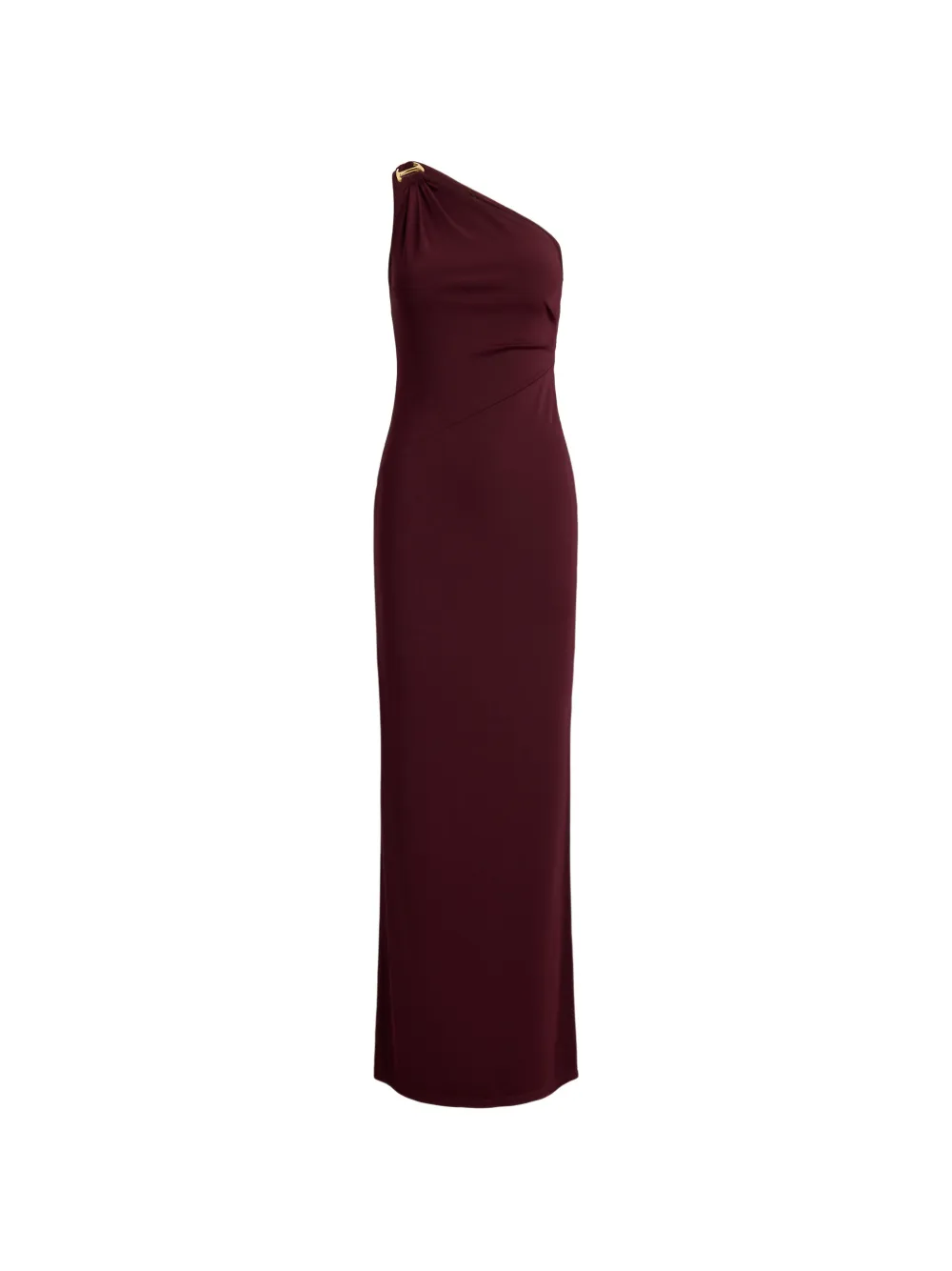 Lauren Ralph Lauren Abito lungo Elsie monospalla - Rosso