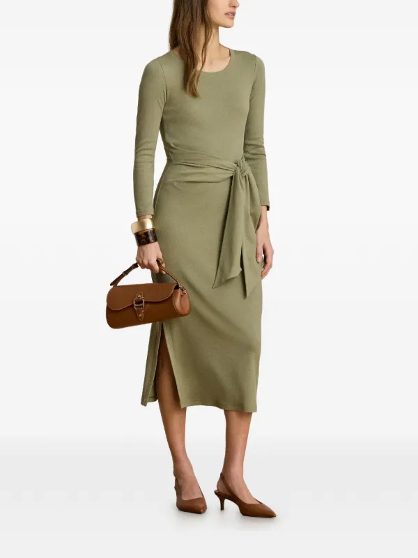 ralph lauren green wrap dress Women's Petite Dresses & Jumpsuits