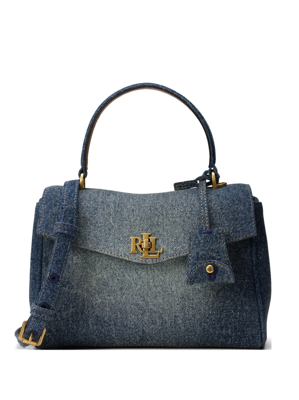 Lauren Ralph Lauren Borsa tote Farrah piccola - Blu
