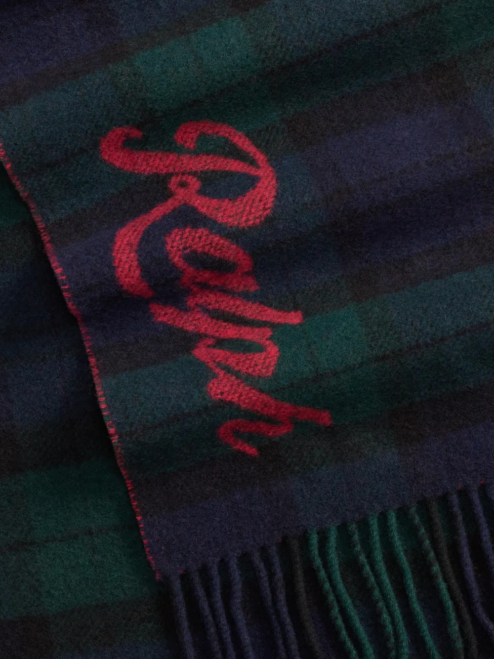 Polo Ralph Lauren Sjaal met logodetail Blauw