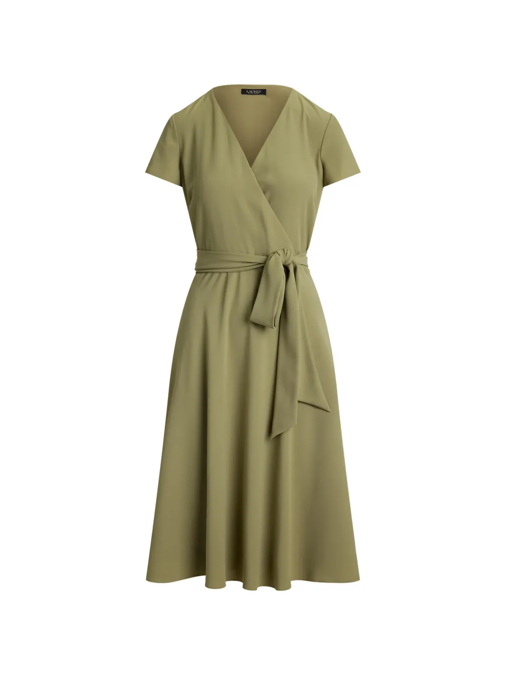 Lauren Ralph Lauren Abito midi con cintura - Verde