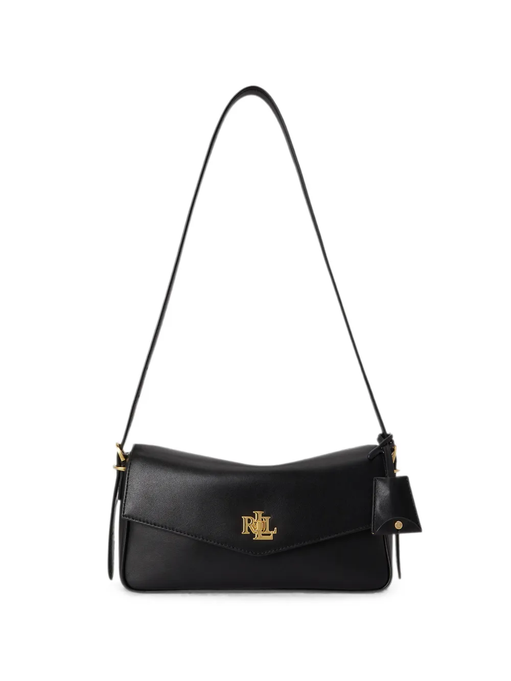 Lauren Ralph Lauren Schultertasche mit Logo-Schild - Schwarz
