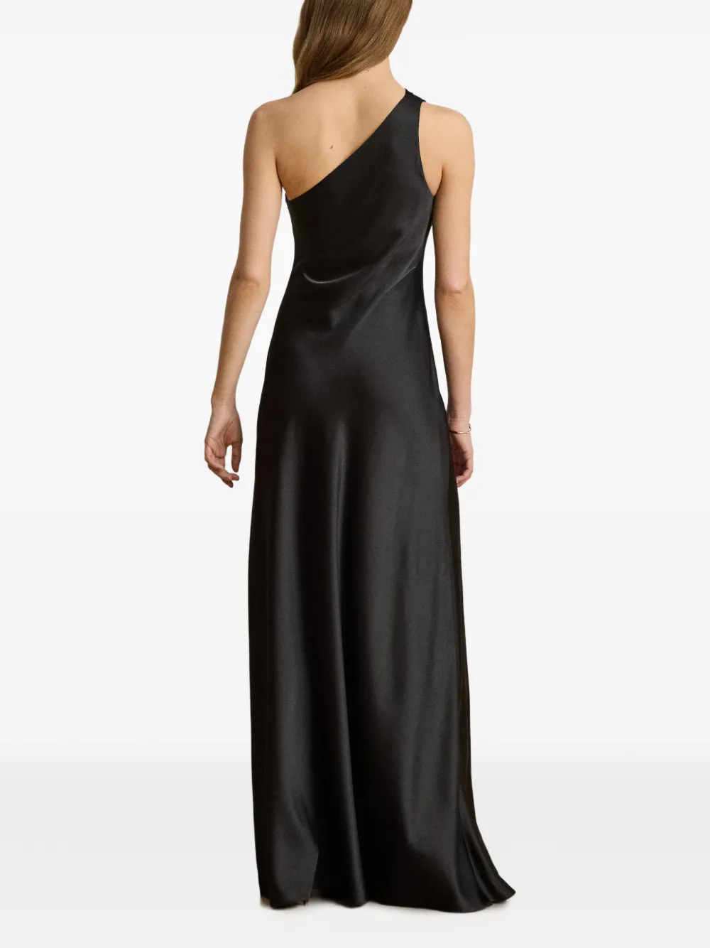 Lauren Ralph Lauren Asymmetrische maxi-jurk Zwart