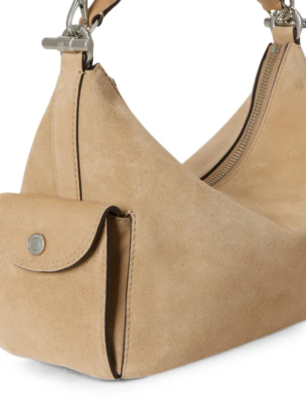 Lauren Ralph Lauren Mini Blaike Suede Shoulder Bag | Neutrals