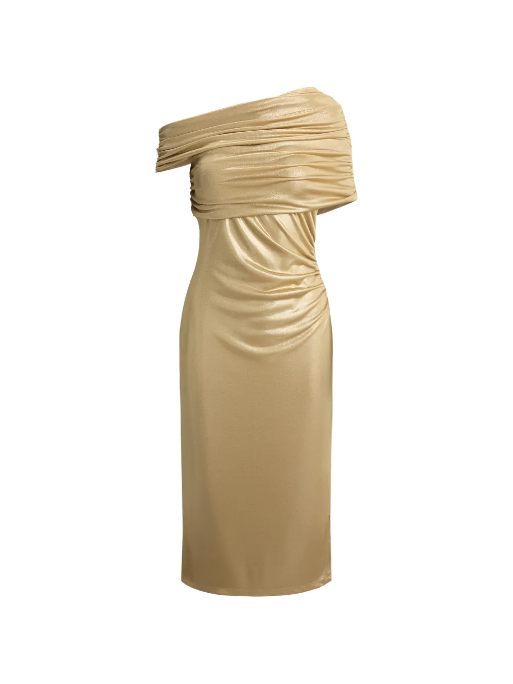 Lauren Ralph Lauren Abito midi con spalle scoperte - Oro
