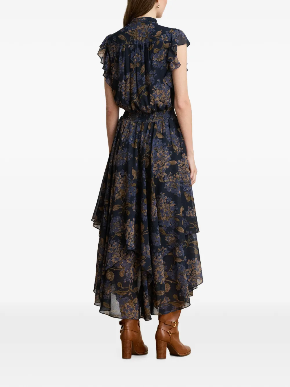 Lauren Ralph Lauren Jurk met bloemenprint Blauw