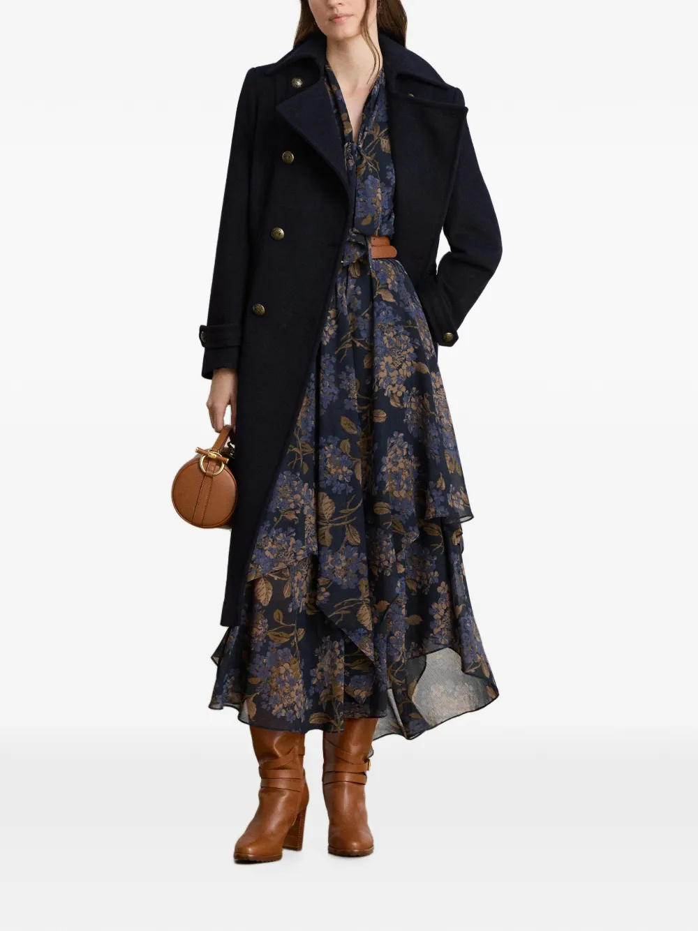 Lauren Ralph Lauren Jurk met bloemenprint Blauw