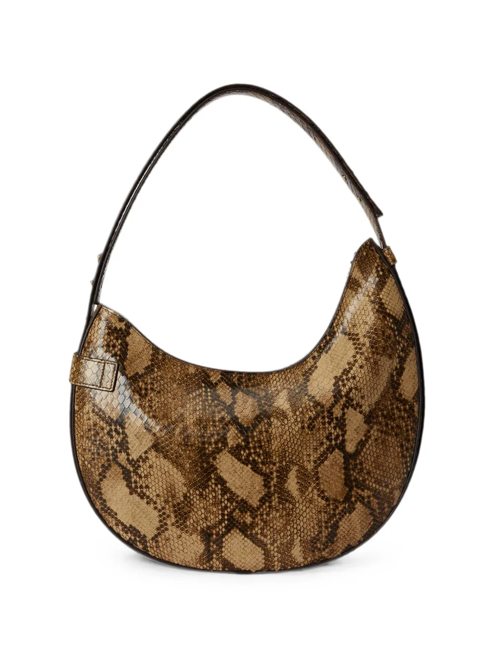 Lauren Ralph Lauren Grote Tasha shopper met slangen-effect Bruin