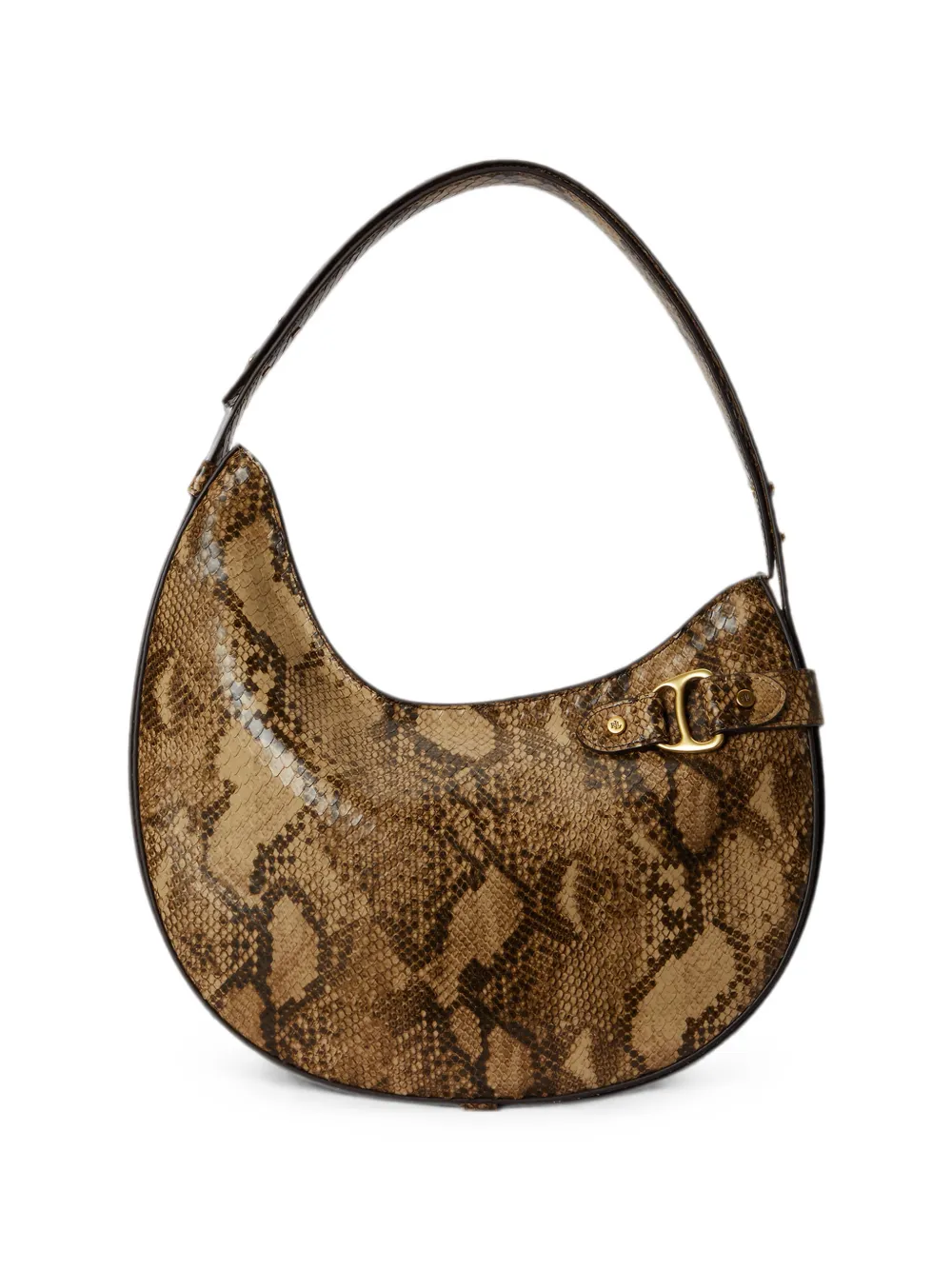 Lauren Ralph Lauren Borsa a spalla Tasha grande - Marrone