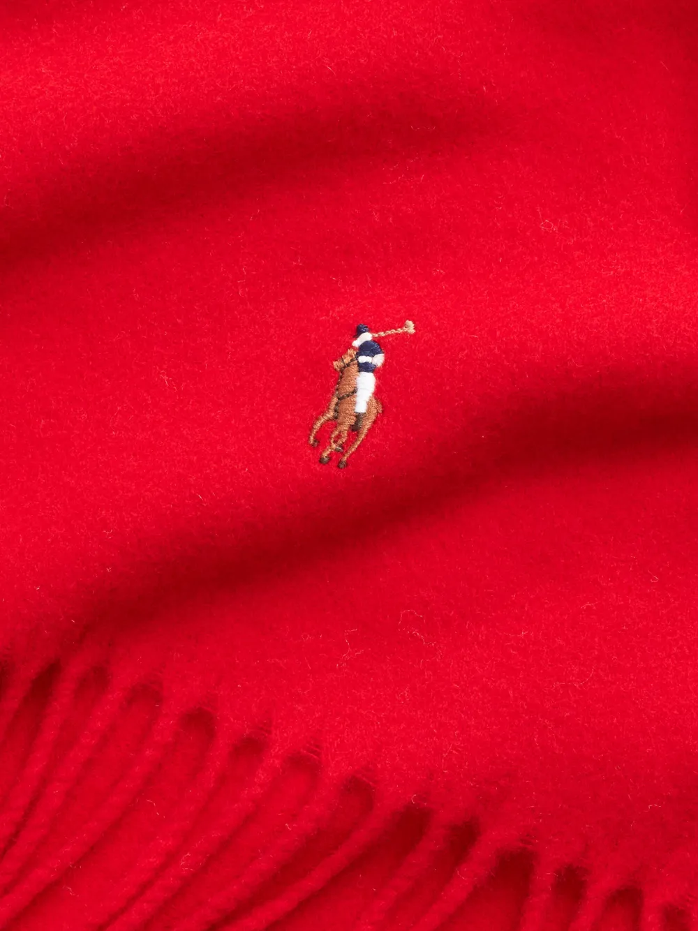 Polo Ralph Lauren Pony gebreide sjaal Rood