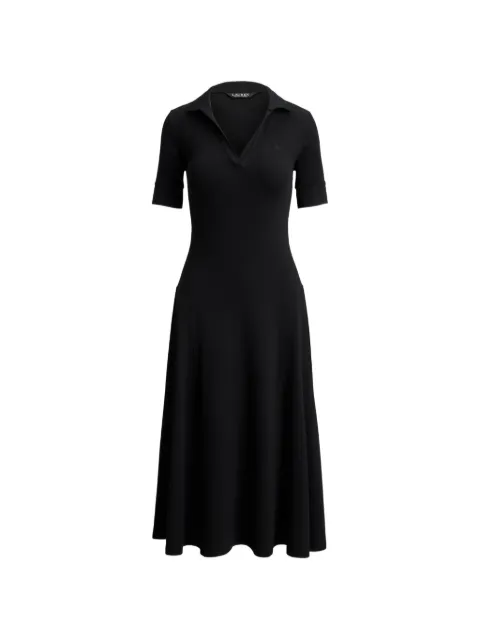 Lauren Ralph Lauren 골지 니트 미디 드레스