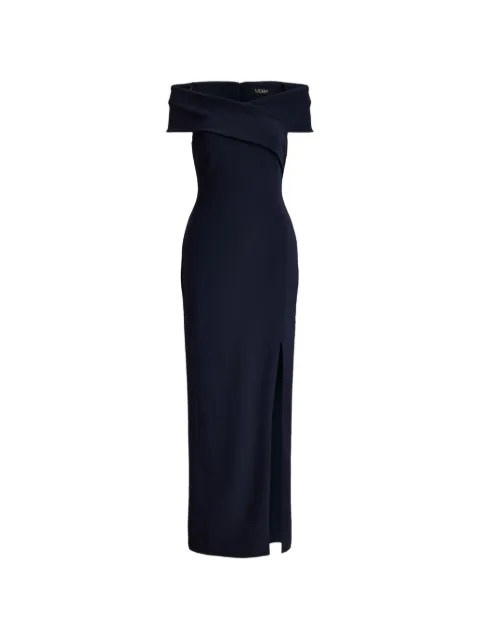 Lauren Ralph Lauren off-the-shoulder faille maxi gown
