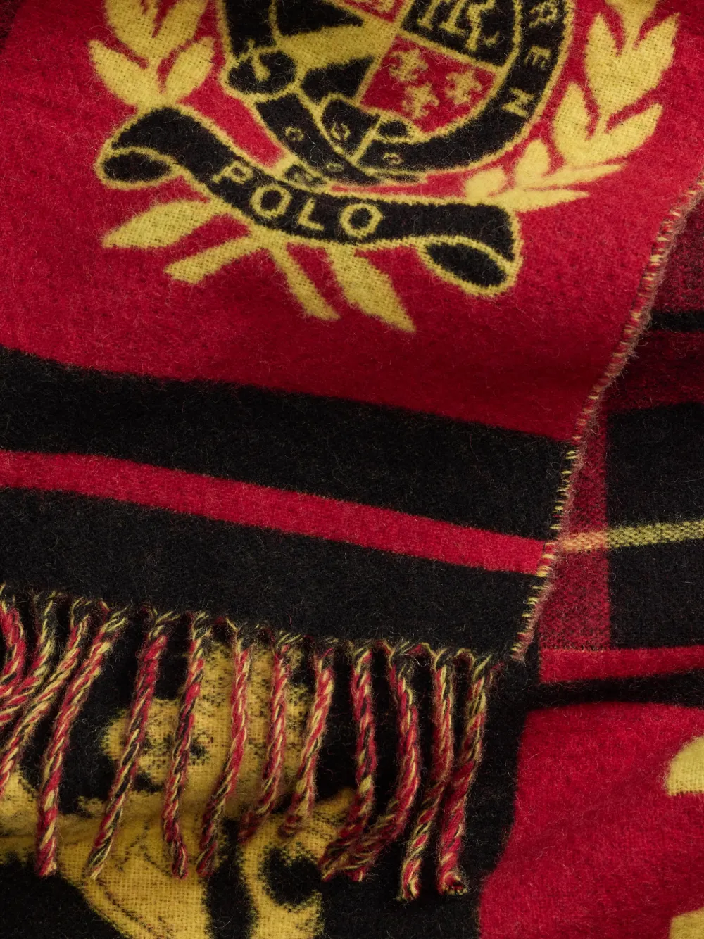 Polo Ralph Lauren Sjaal met tartan-ruit Rood