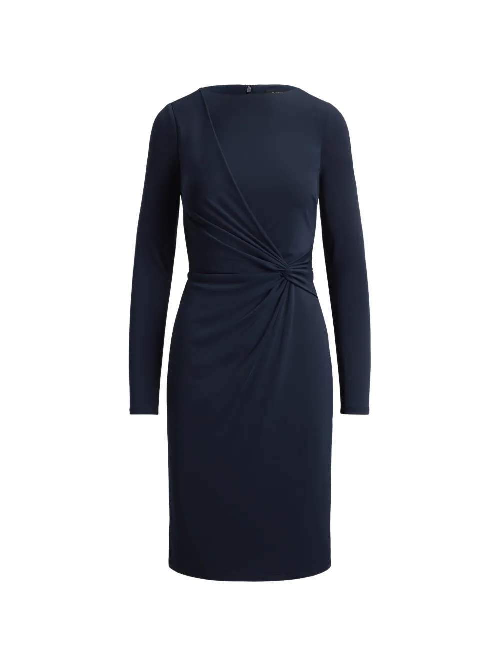 Lauren Ralph Lauren Abito midi con scollo a barca - Blu