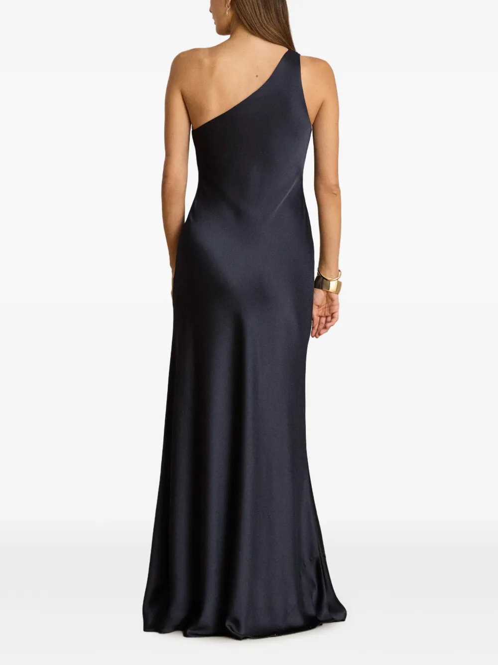 Lauren Ralph Lauren Asymmetrische maxi-jurk Blauw