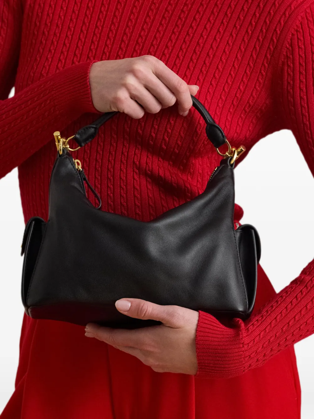 Lauren Ralph Lauren Blaike kleine schoudertas Zwart